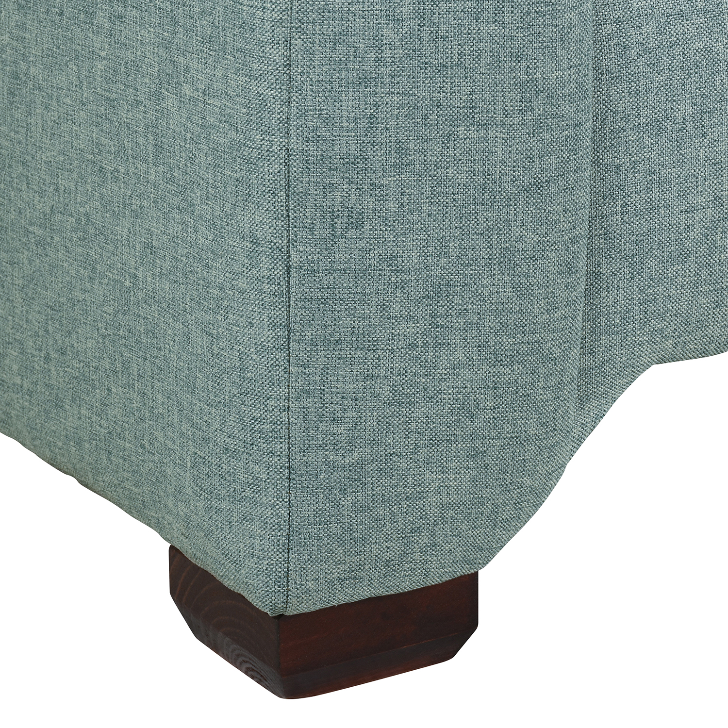 SOFÁ MUEBLES AMÉRICA METROPOLITAN 3 CUERPOS LINO VERDE AGUA - 4