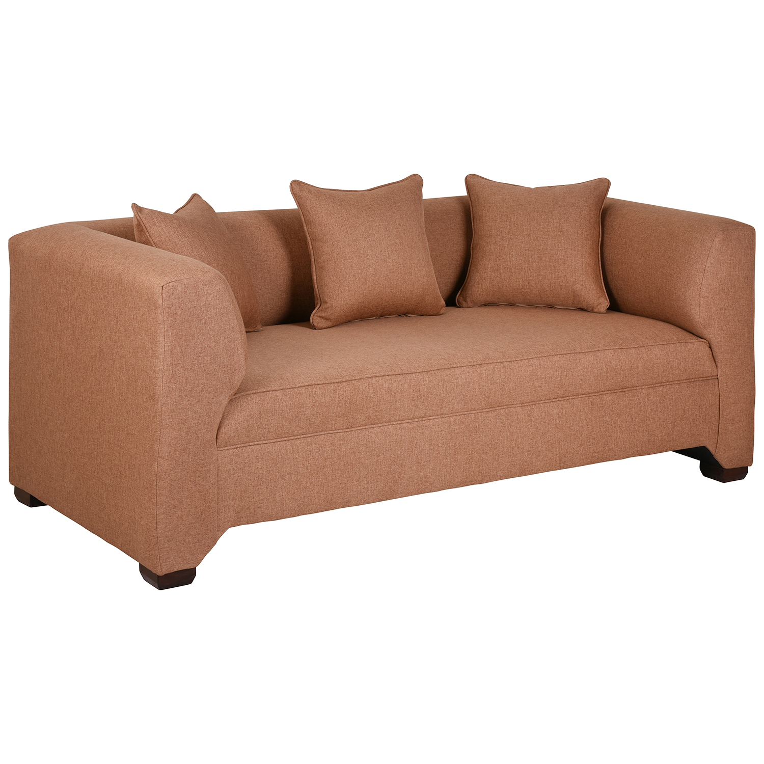 SOFÁ MUEBLES AMÉRICA METROPOLITAN 3 CUERPOS LINO MOSTAZA - 2
