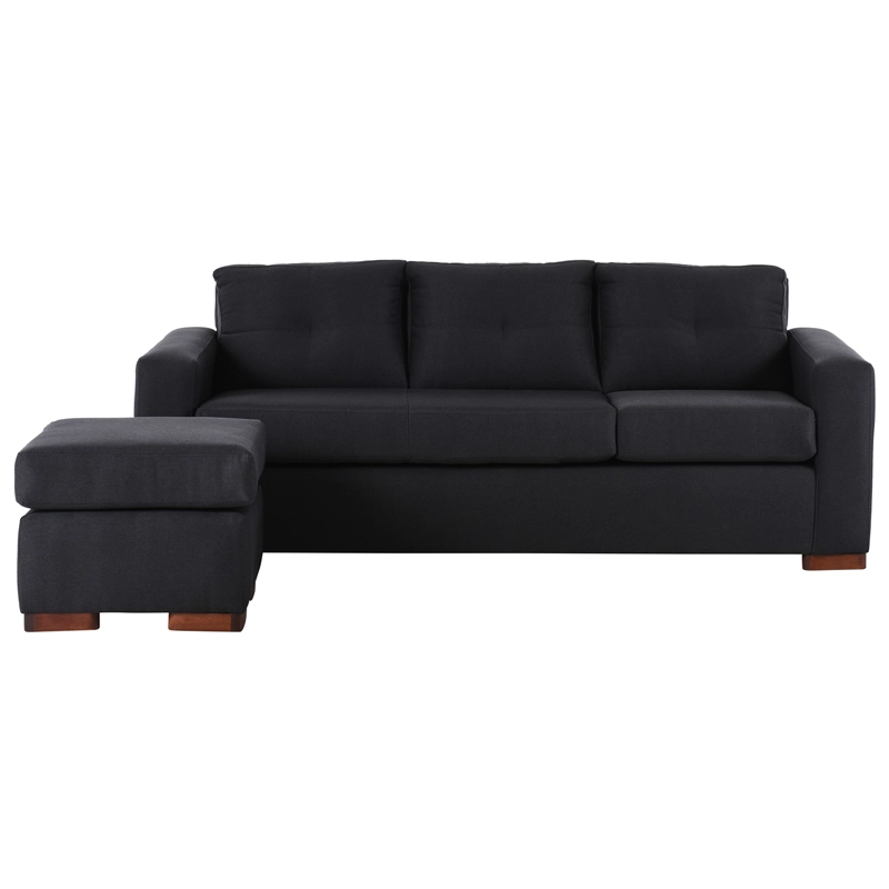 SECCIONAL MUEBLES AMÉRICA MAGIC 4 CUERPOS LINO MARENGO MULTIPOSICIONES - 4