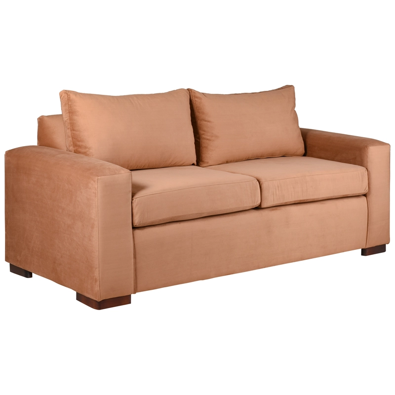 SOFÁ MUEBLES AMÉRICA NEO 3 CUERPOS FELPA TOSTADO - 2