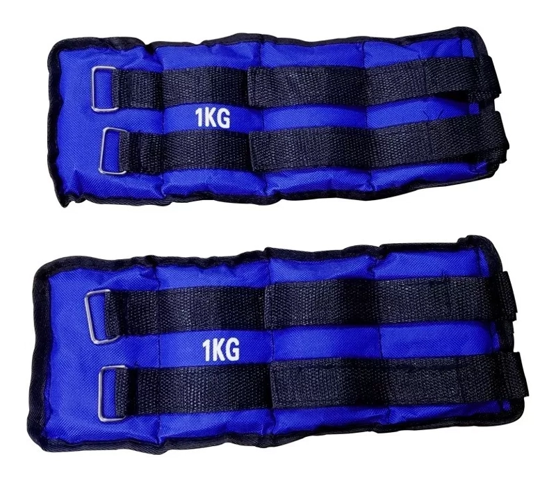 SET PESAS DE ARENA PARA MUÑECA Y TOBILLOS 2X1KG (2KG TOTAL) - 1