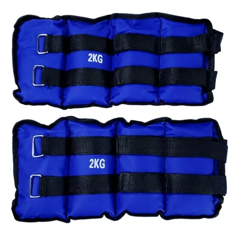 SET PESAS DE ARENA PARA MUÑECA Y TOBILLOS 2X2KG (4KG TOTAL) - 1