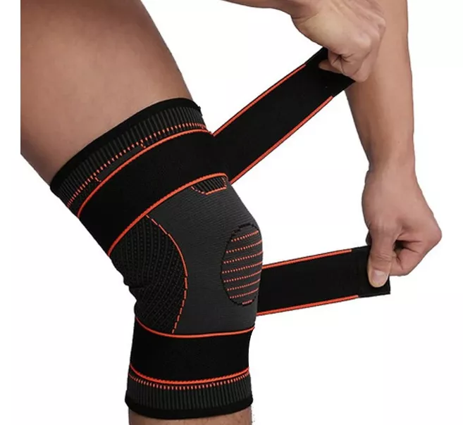 RODILLERA ELASTICADA CON AGARRE DOBLE DEPORTIVA - 2