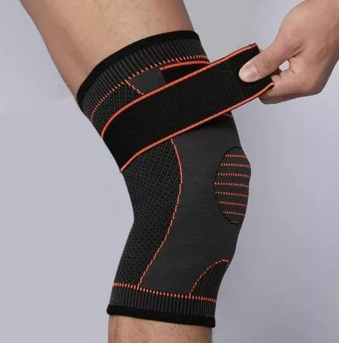 RODILLERA ELASTICADA CON AGARRE DOBLE DEPORTIVA - 4