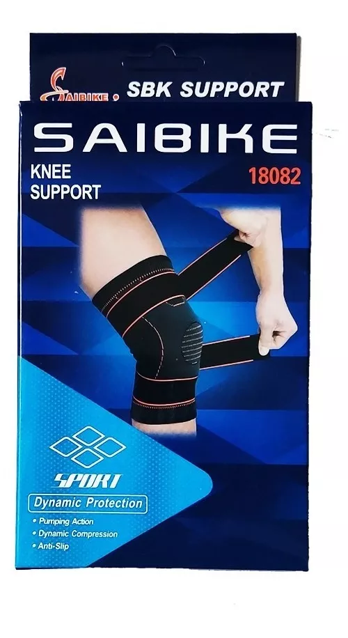 RODILLERA ELASTICADA CON AGARRE DOBLE DEPORTIVA - 5