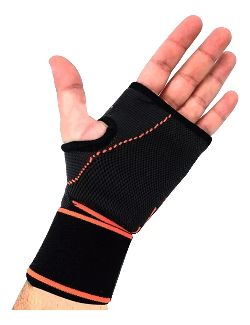 MUÑEQUERA ELÁSTICA DEPORTIVA CON SOPORTE PARA LESIÓN - 1