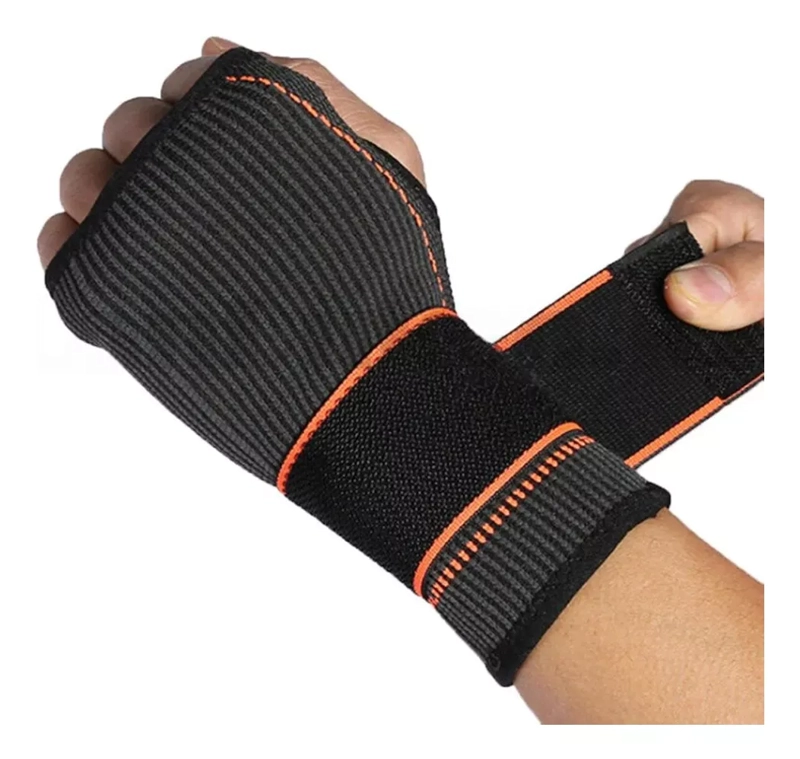 MUÑEQUERA ELÁSTICA DEPORTIVA CON SOPORTE PARA LESIÓN - 4