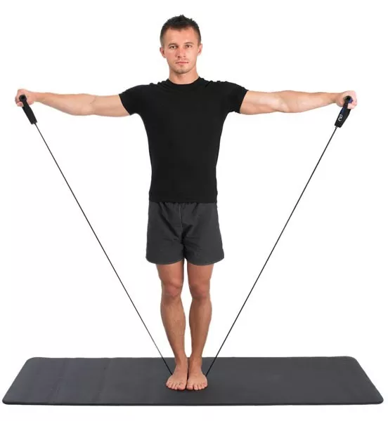 EXTENSOR BANDA ELASTICA TONIFICADOR CUERPO CROSSFIT MEDIA - 4