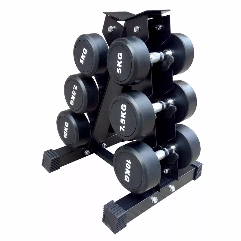 ESTANTERÍA 3 NIVELES MANCUERNAS DUMBBELL RACK IMPOPLANET - 3