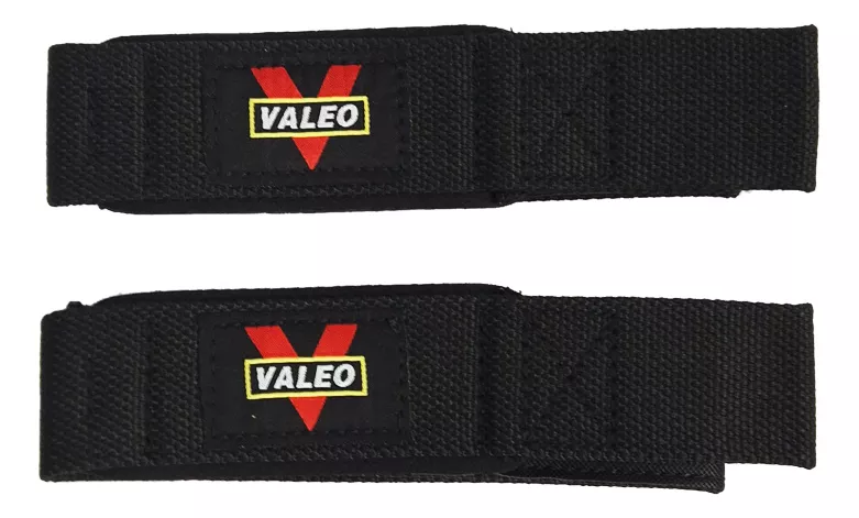 PAR MUÑEQUERAS STRAPS VALEO PARA LEVANTAMIENTO DE PESAS - 1