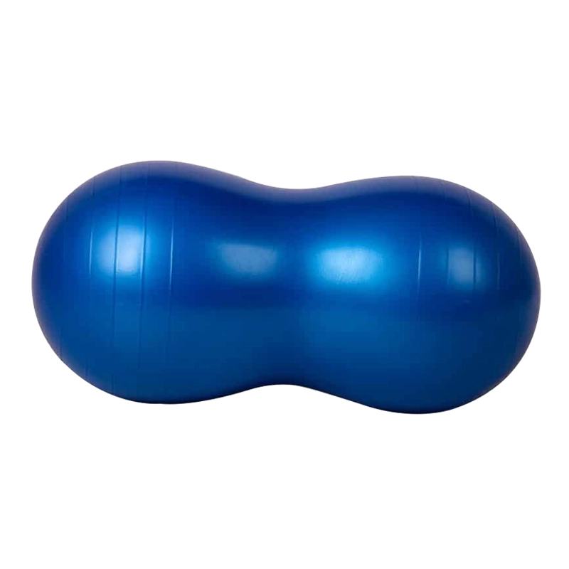 PELOTA OVALADA PILATES MANÍ 90X45CM AZUL YOGA REHABILITACIÓN ORCUS - 2