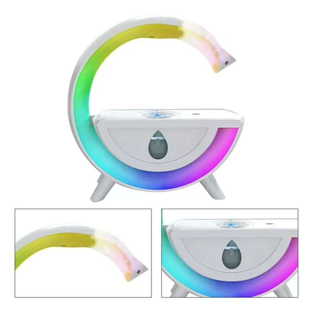 HUMIDIFICADOR BLUETOOTH DIFUSOR AROMATERAPIA LÁMPARA LUCES - 3