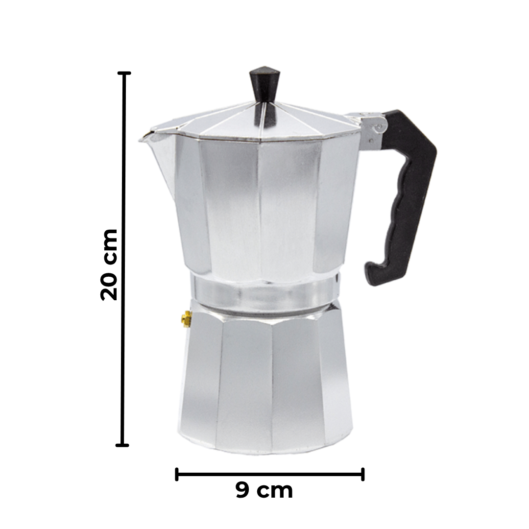 CAFETERA ITALIANA ESPRESSO MOKA 6 TAZAS - 2