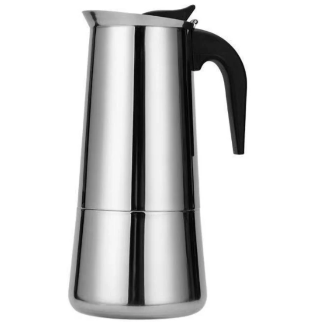 CAFETERA ITALIANA ESPRESSO 6 TAZAS 300ML ACERO INOXIDABLE - 1