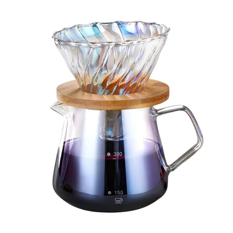 SET CAFETERA V60 TORNASOL 300ML 2 TAZAS DRIPPER-DECANTADOR - 1