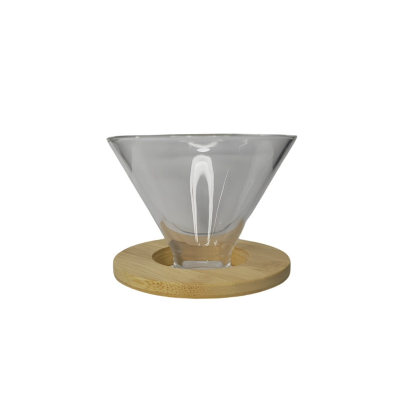 SET CAFETERA V60 600ML 4 TAZAS DRIPPER DECANTADOR - 2