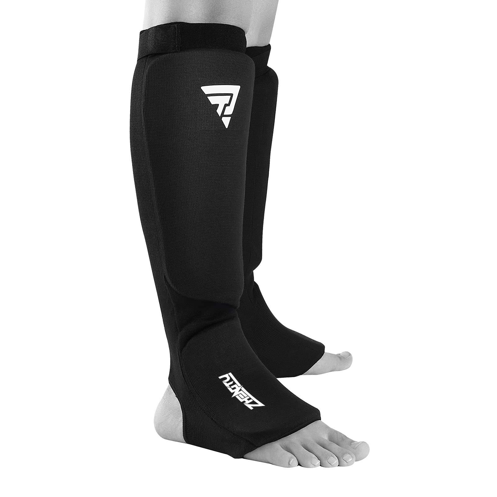 CANILLERA GEL IMPACT EN COLOR NEGRO PARA ARTES MARCIALES - 2