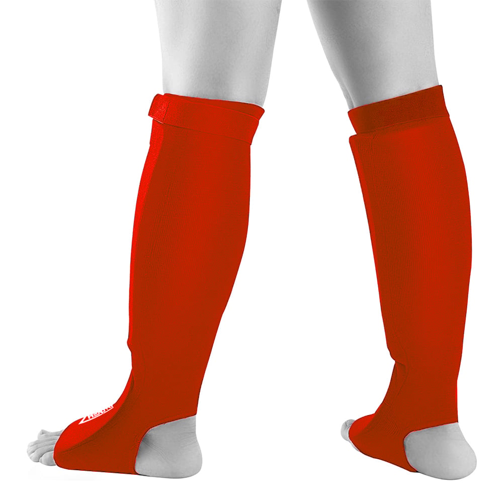 CANILLERA GEL IMPACT EN COLOR ROJO PARA ARTES MARCIALES - 3