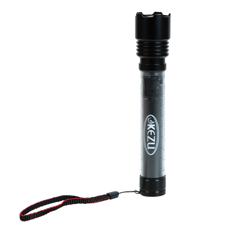 LINTERNA TACTICA ALUMINIO 600 METROS RECARGABLE PARA EMERGENCIAS - 3