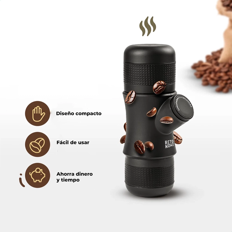 CAFETERA PORTATIL ESPRESSO RITOKOHI MANUAL - 2