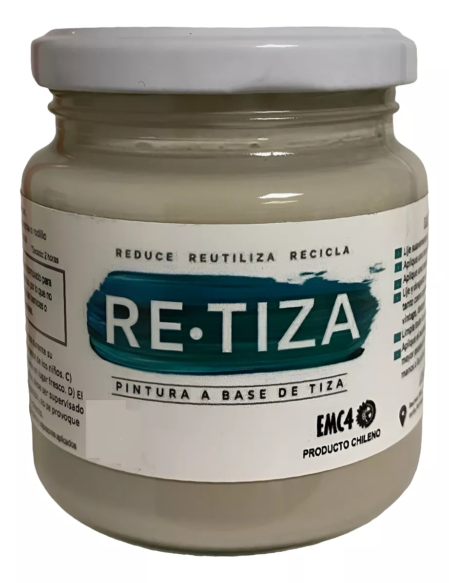 ARENA 250 GRS. PINTURA TIZA AL AGUA DECORATIVA MATE - 1