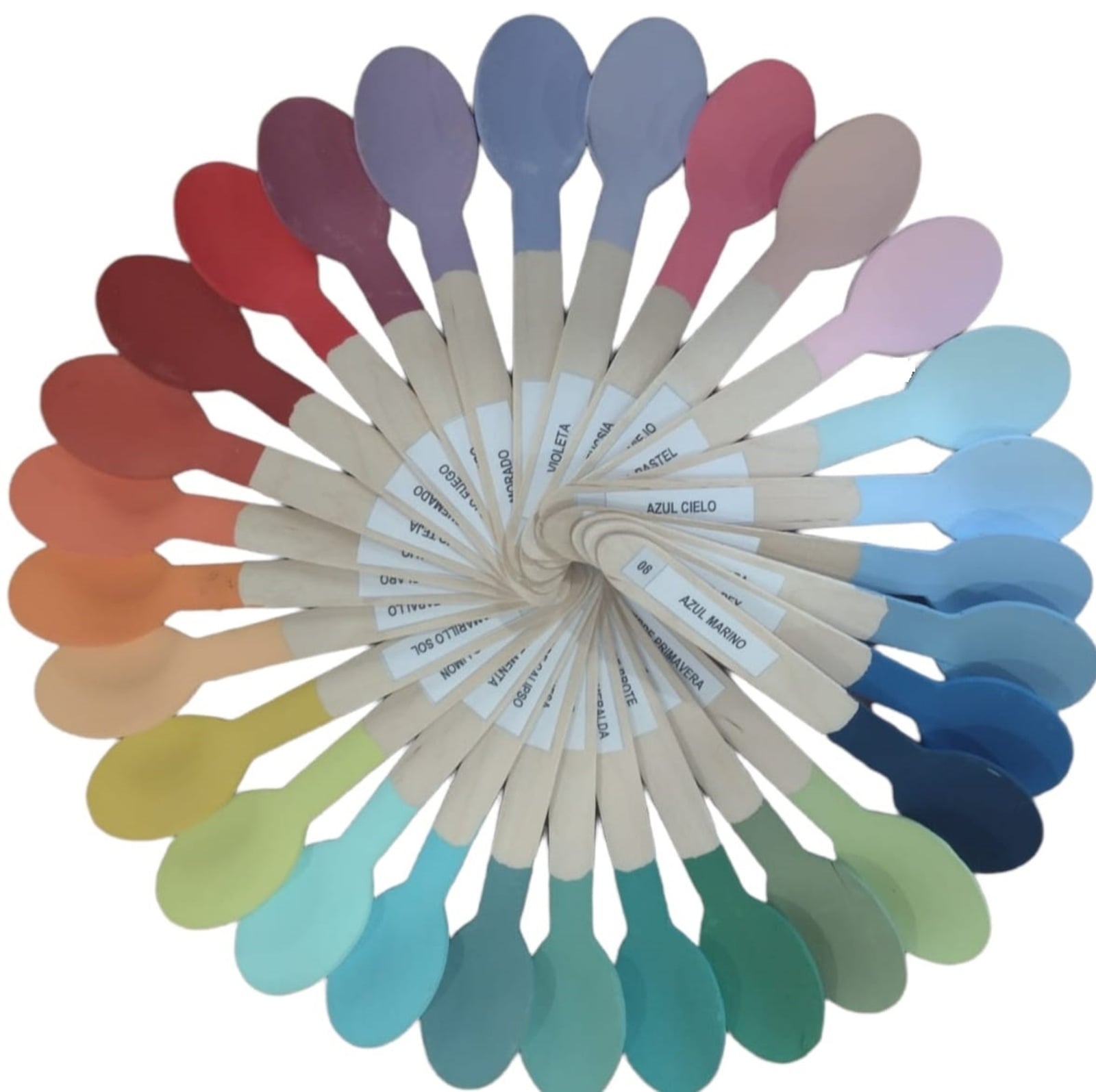 AZUL COUNTRY 250 GRS. PINTURA TIZA AL AGUA DECORATIVA MATE - 6