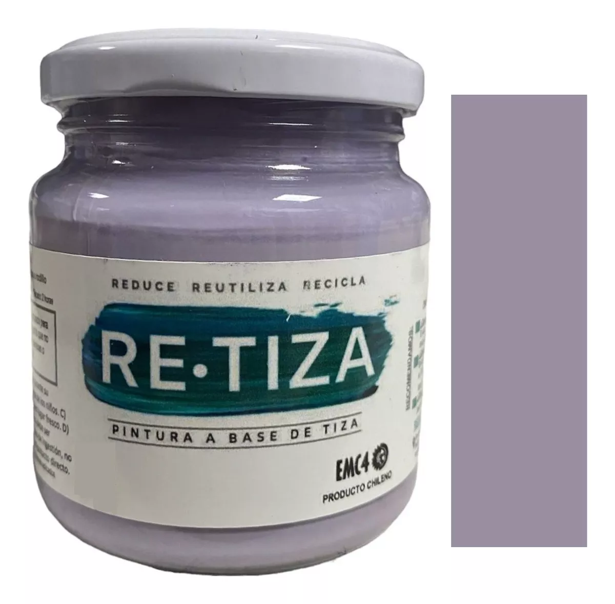 VIOLETA 250 GRS. PINTURA TIZA AL AGUA DECORATIVA MATE - 1