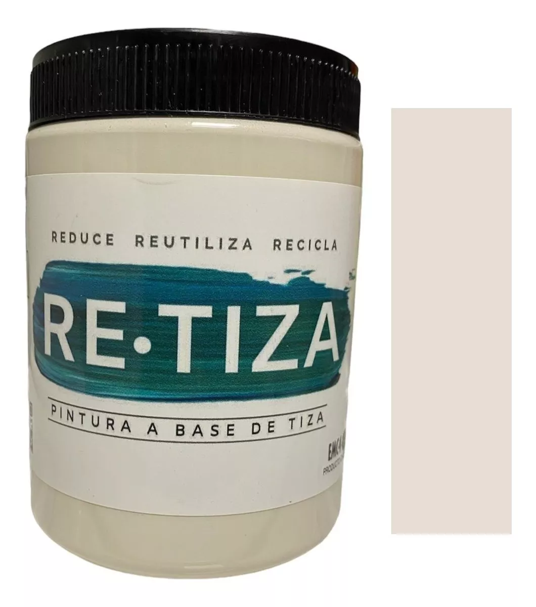 CRUDO 1 KILO. PINTURA TIZA AL AGUA DECORATIVA MATE - 1