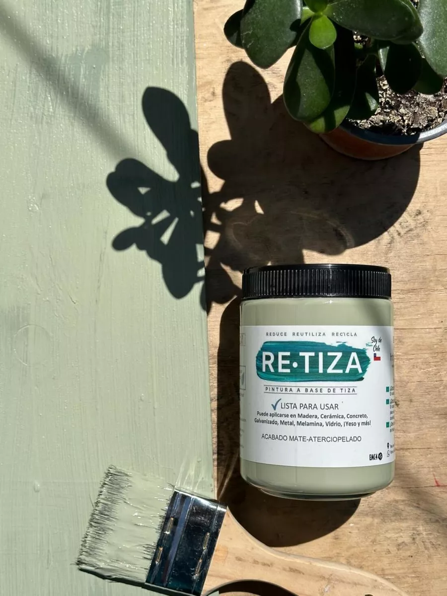 VERDE PISTACHO-OLIVA 250 GRS. PINTURA TIZA VINTAGE - 3