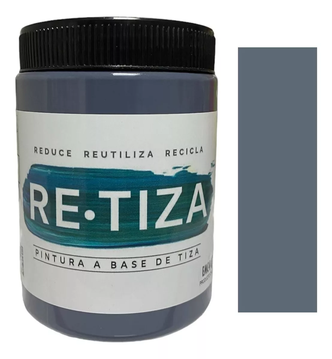 GRIS MARENGO 1 KILO. PINTURA TIZA AL AGUA DECORATIVA - 1
