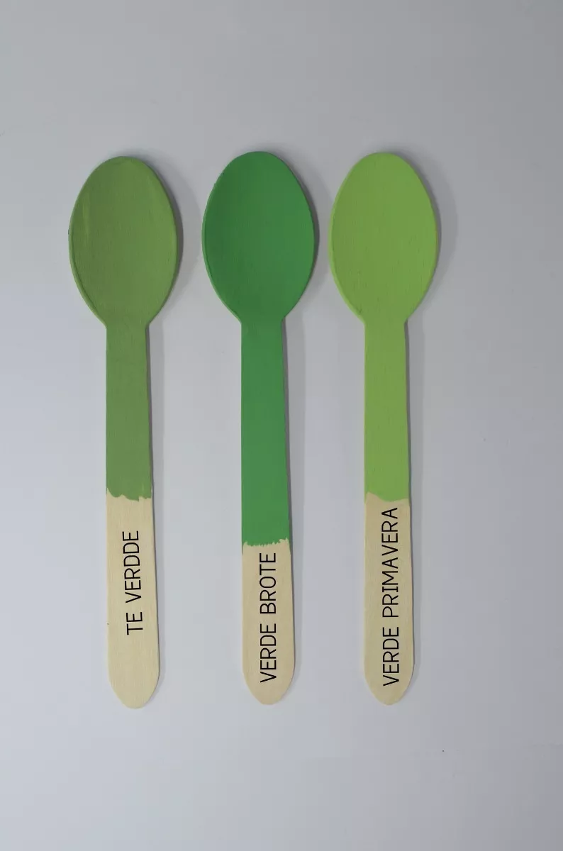 TE VERDE 250 GRS. PINTURA TIZA AL AGUA DECORATIVA MATE - 3