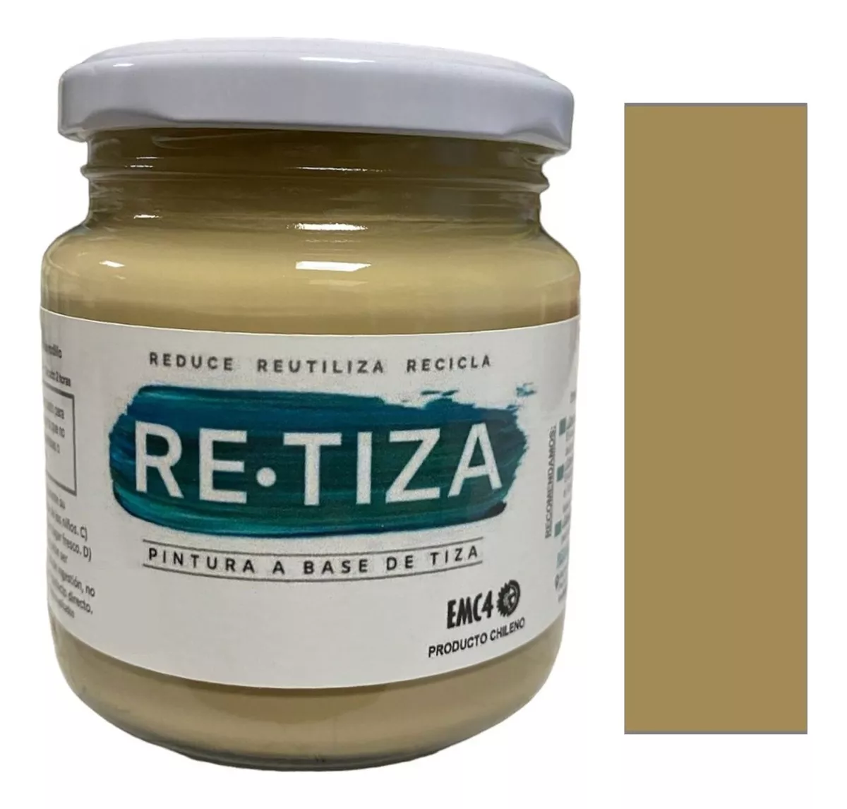 NUDE 250 GRS. PINTURA TIZA AL AGUA DECORATIVA MATE - 1