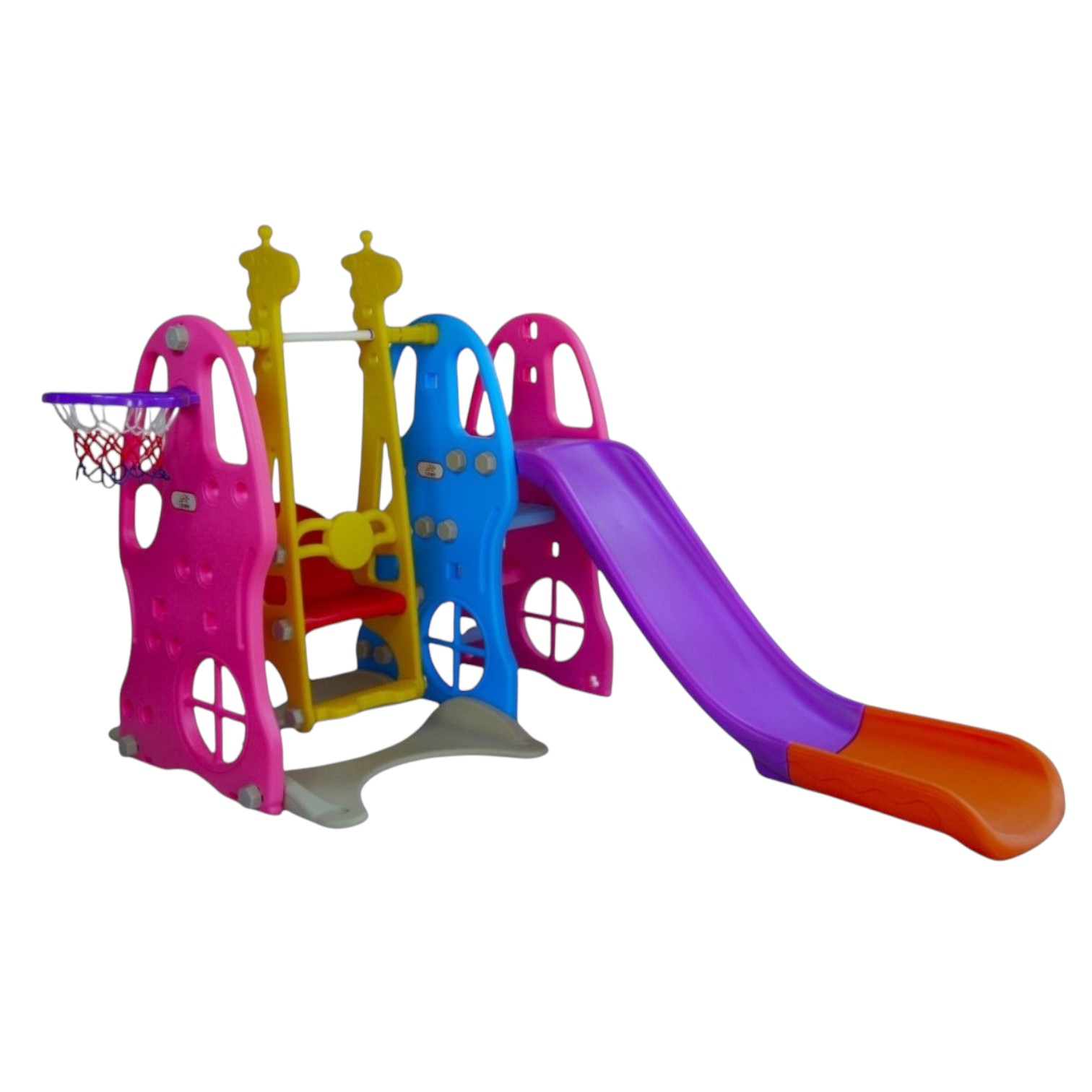 RESBALIN LZSC301 3 EN 1 OUTDOOR COLUMPIO + + ARO BASQUETBOL MULTICOLOR - 1