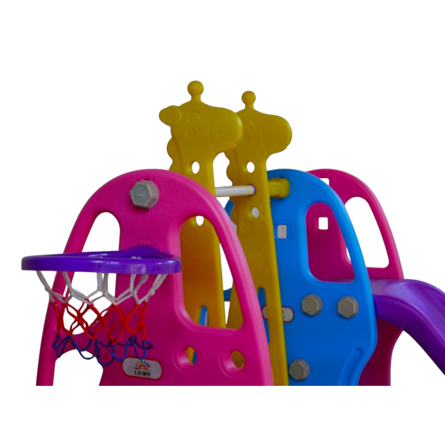 RESBALIN LZSC301 3 EN 1 OUTDOOR COLUMPIO + + ARO BASQUETBOL MULTICOLOR - 4