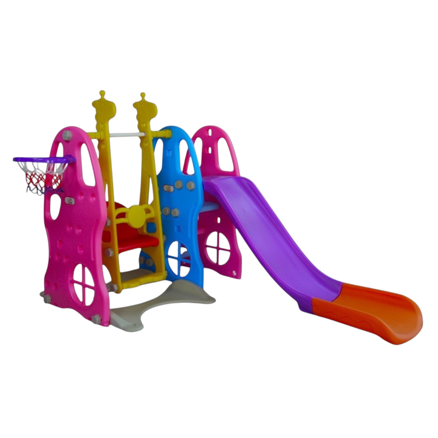 RESBALIN LZSC301 3 EN 1 OUTDOOR COLUMPIO + + ARO BASQUETBOL MULTICOLOR - 6