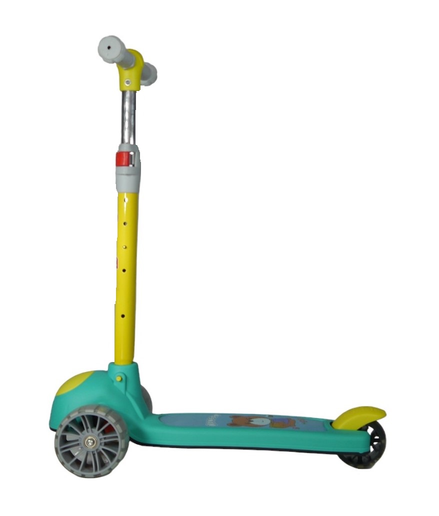 SCOOTER MONOPATÍN NIÑOS VERDE AMARILLO - 4
