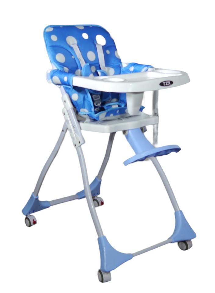 SILLA COMER PLEGABLE CELESTE - 1