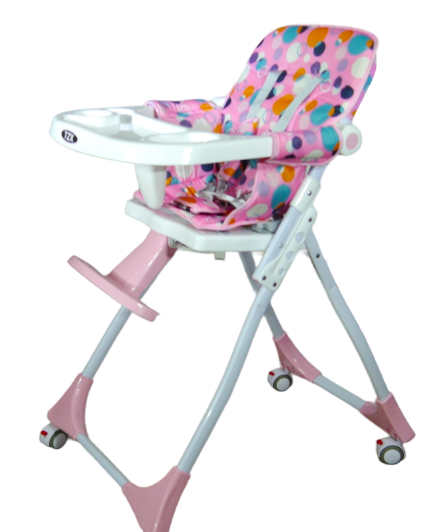SILLA COMER PLEGABLE ROSADO - 2