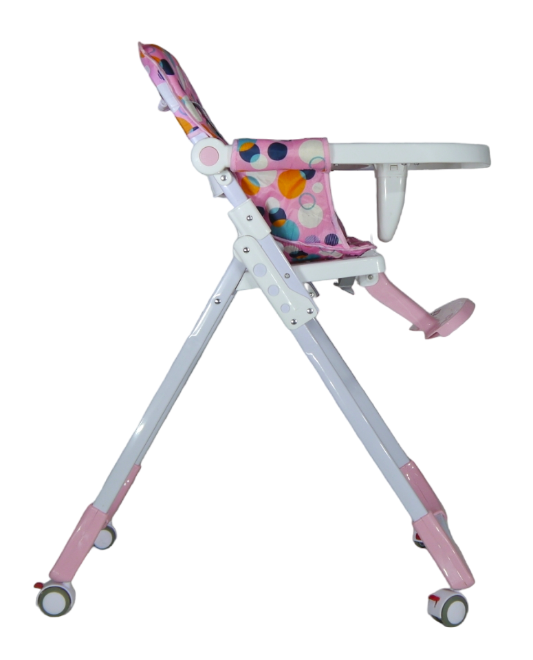 SILLA COMER PLEGABLE ROSADO - 3