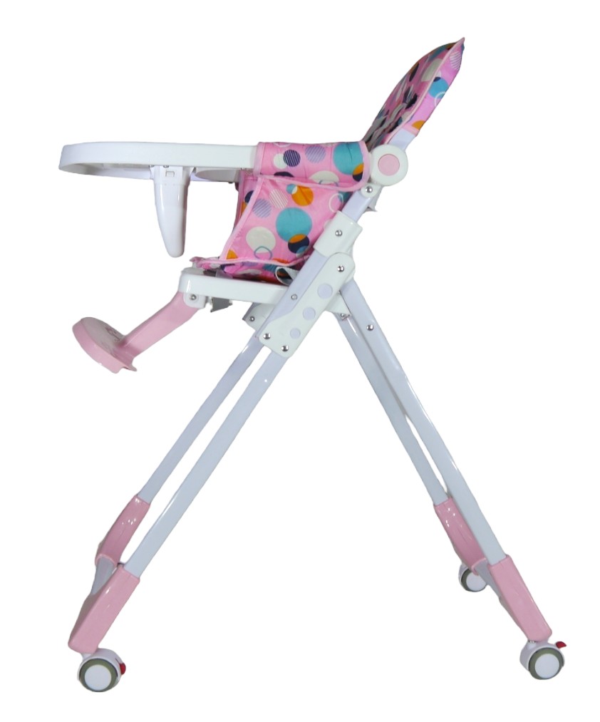 SILLA COMER PLEGABLE ROSADO - 4