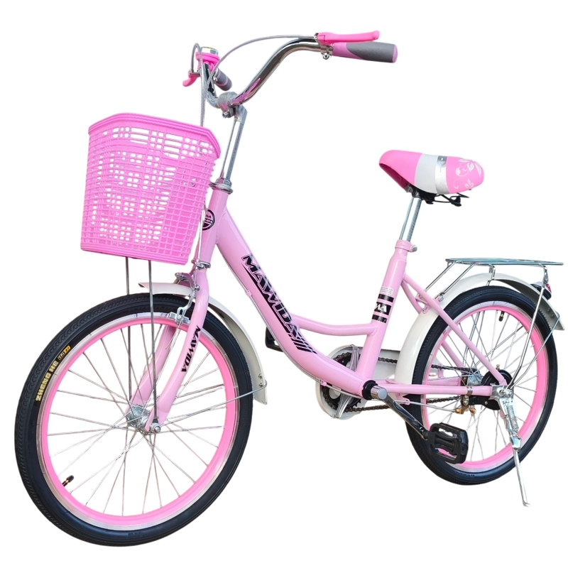 BICICLETA ARO 20 DAMA ROSADA JIABAOQ - 2