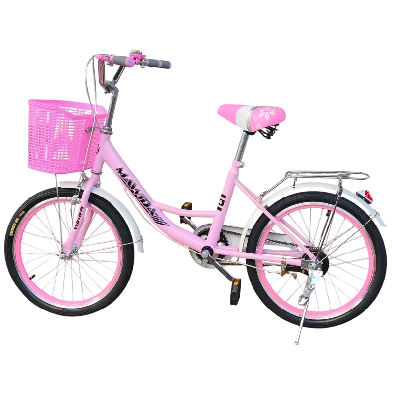 BICICLETA ARO 20 DAMA ROSADA JIABAOQ - 5