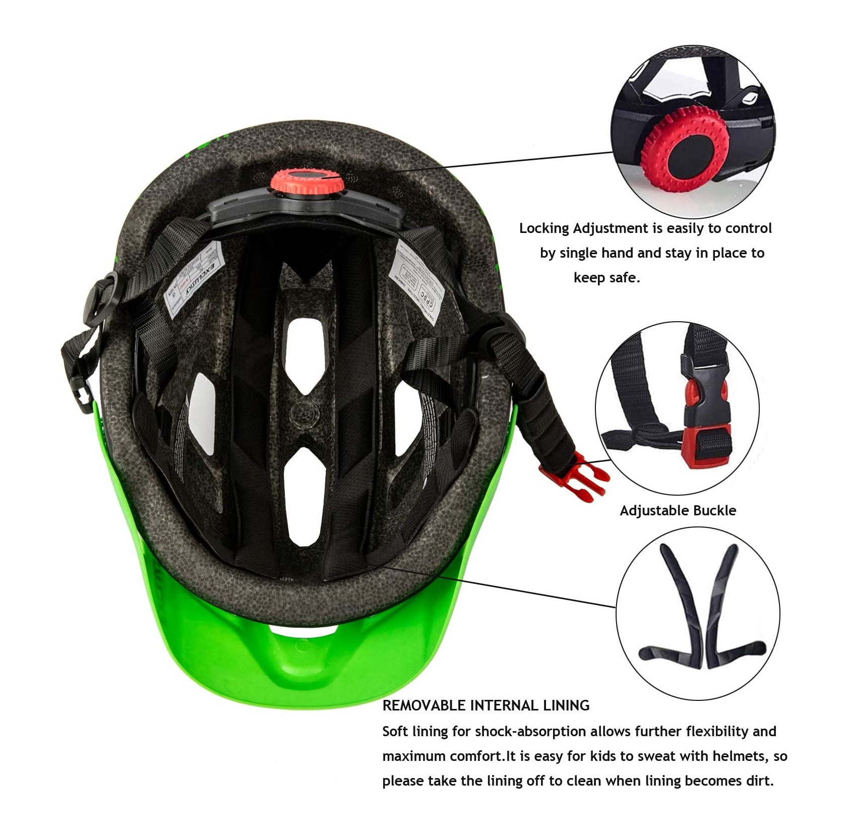 CASCO BICICLETA EXCLUSKY NIÑOS ROSADO - 3