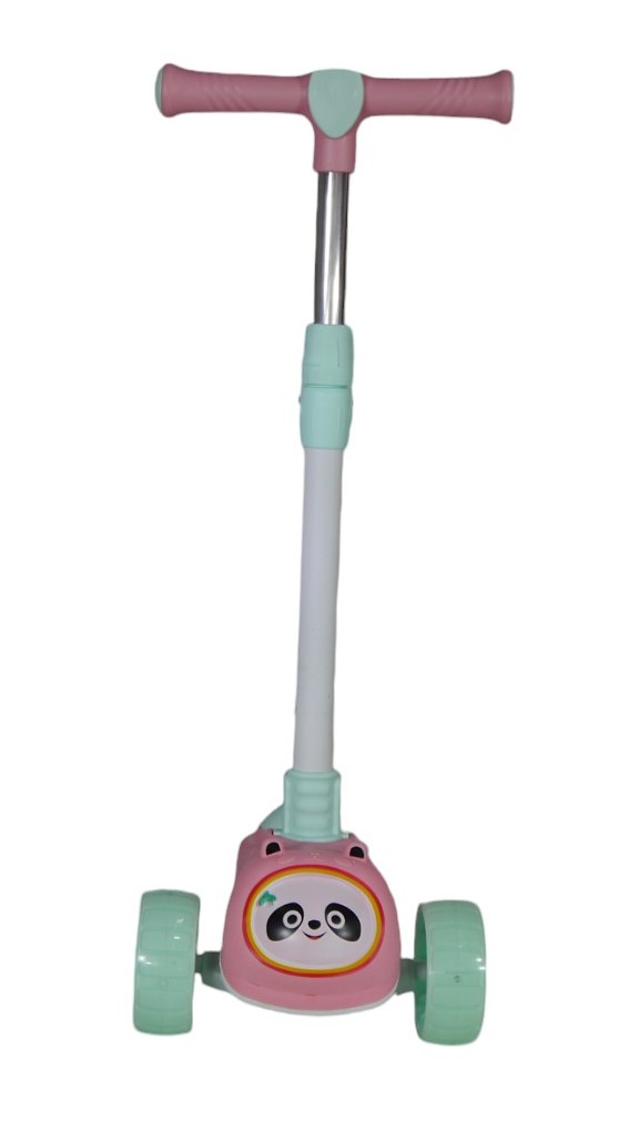 SCOOTER MONOPATÍN NIÑOS PANDA ROSADO - 4