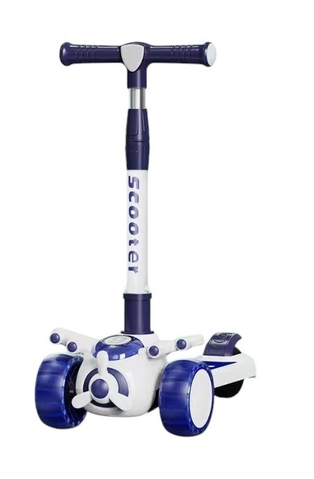 SCOOTER MONOPATÍN NIÑOS AVIÓN BLANCO - 1