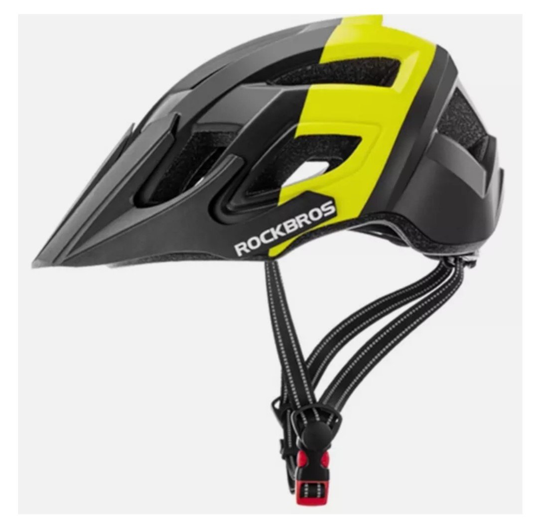 CASCO BICICLETA ADULTO ROCKBROS AMARILLO - 1
