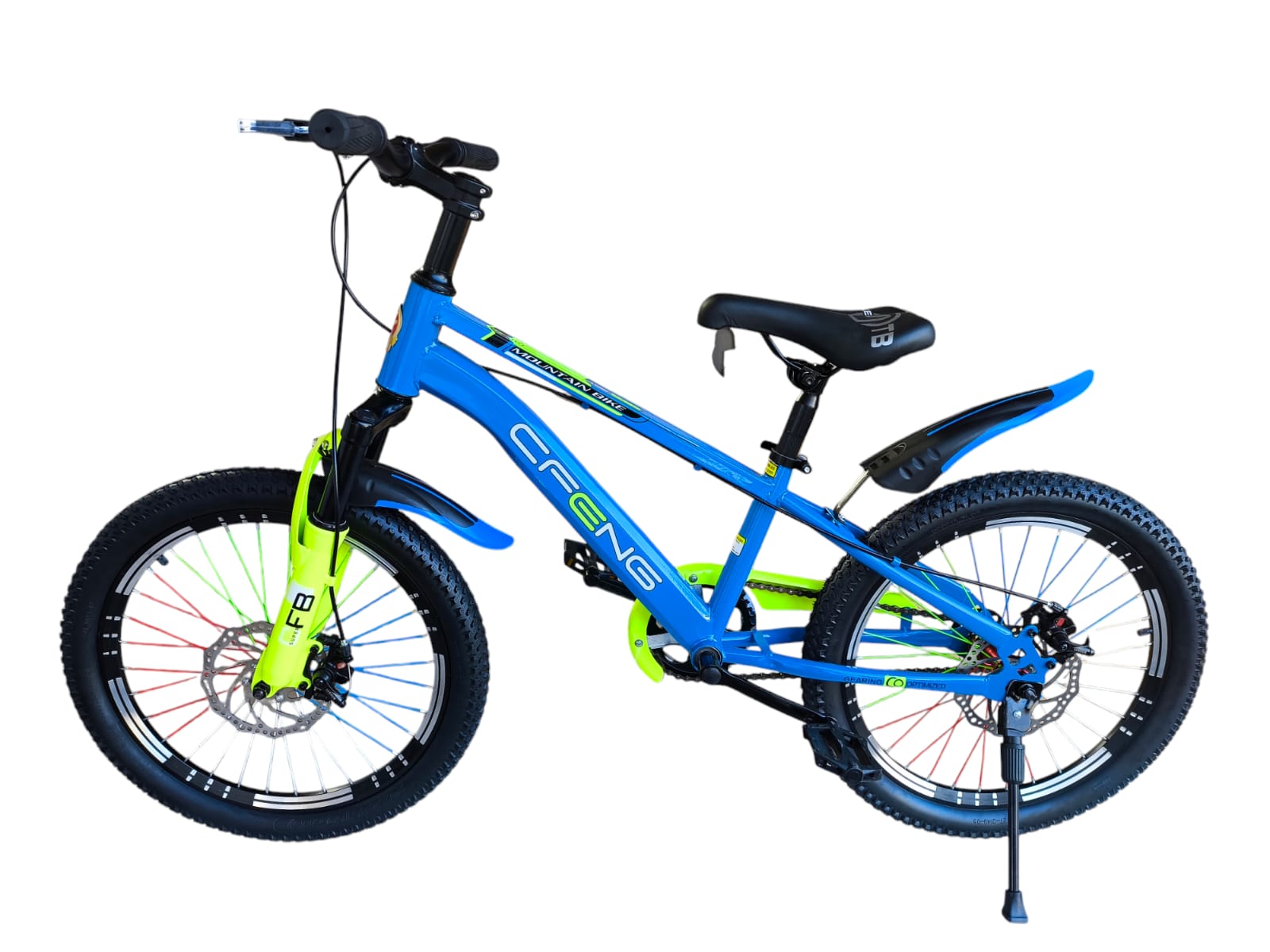BICICLETA ARO 20 CFENG CON FRENO DISCO AZUL - 3