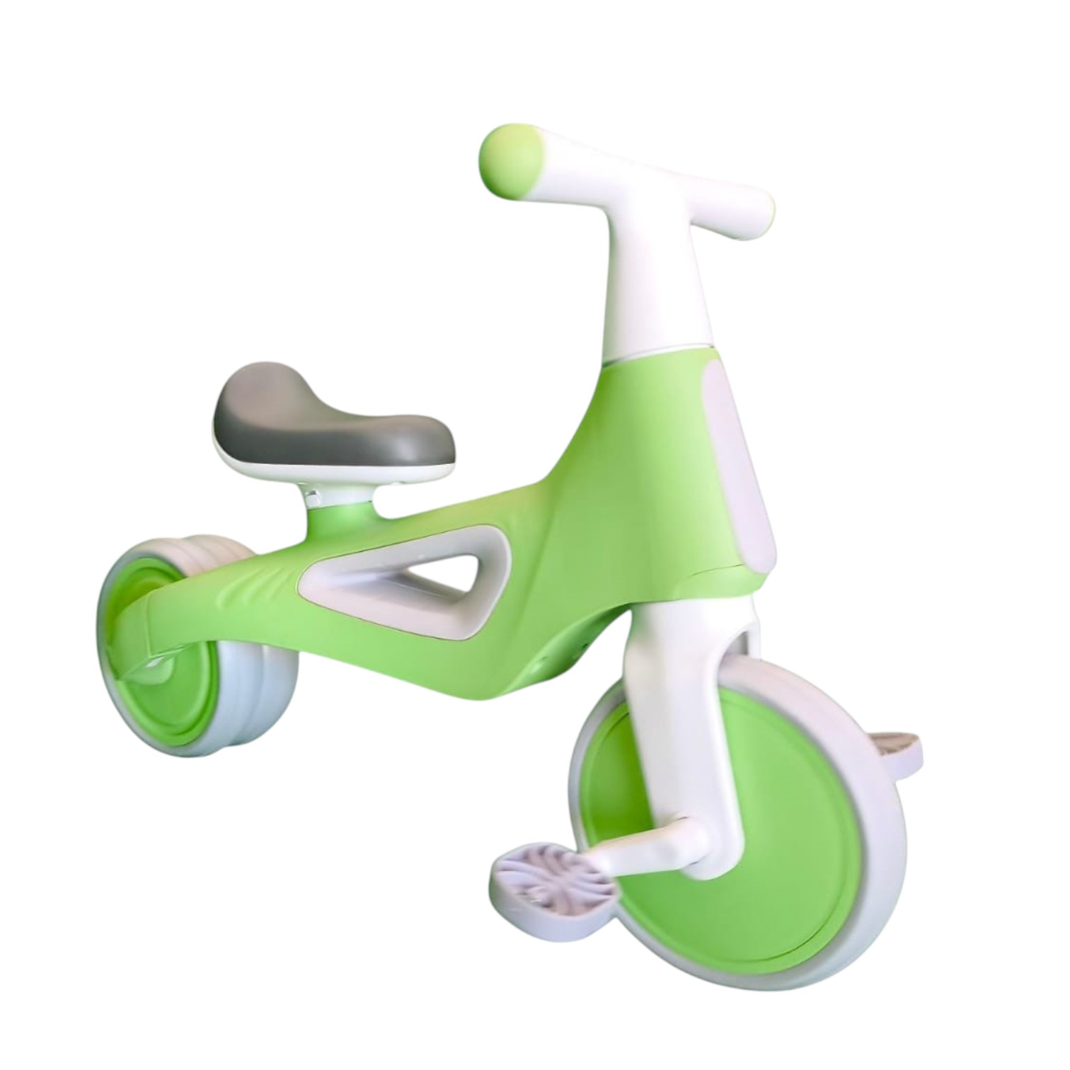 TRICICLO INFANTIL MULTIFUNCIONAL 5 EN 1 CON PEDALES VERDE - 6