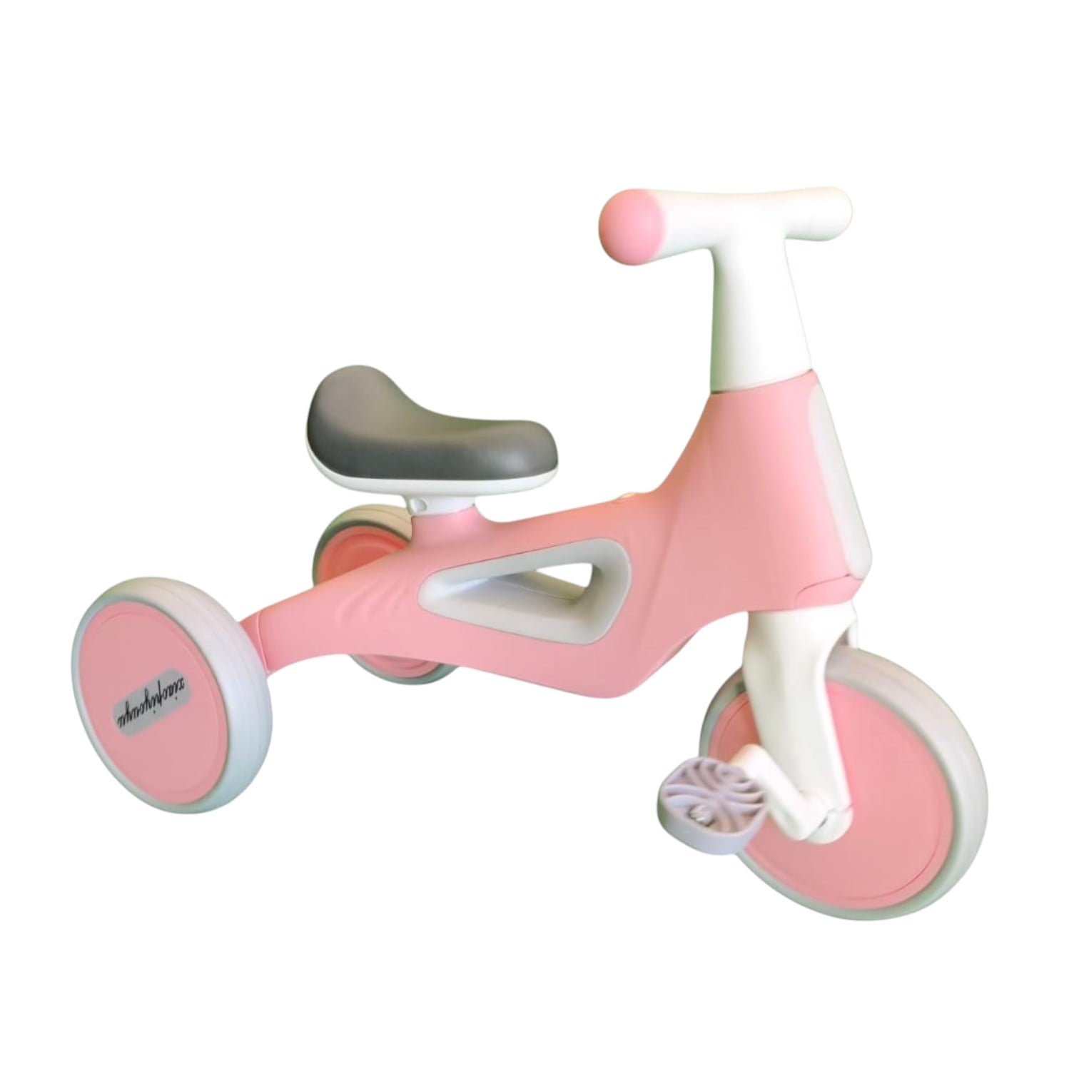 TRICICLO INFANTIL MULTIFUNCIONAL 5 EN 1 CON PEDALES ROSADO - 3