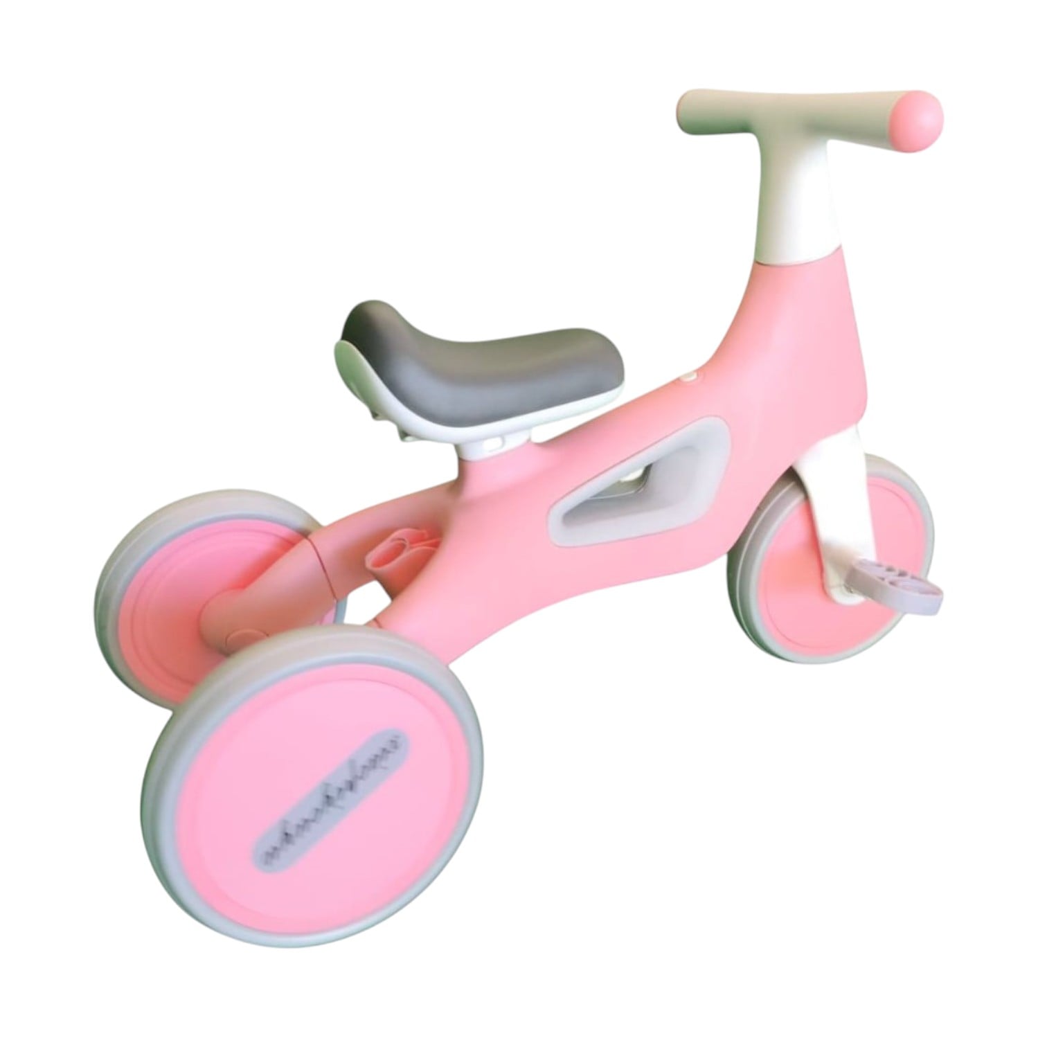 TRICICLO INFANTIL MULTIFUNCIONAL 5 EN 1 CON PEDALES ROSADO - 4
